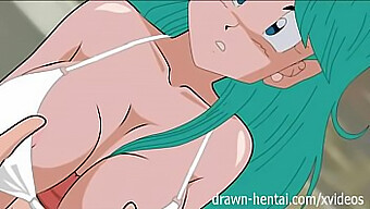 Bulma E Seu Amante Experimentam Um Ménage À Trois Em Dragon Ball Z Vídeo Hentai