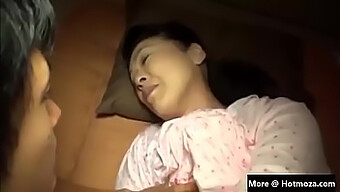 Japanese Milf Gets Her Pussy Pounded By A Horny Whore