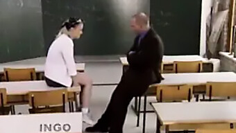 Bea Schnuckel'S 18+ Teen Schoolgirl Gets Off In Detention!