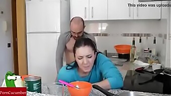 Latest Kitchen Sex Between Husband And Wife Results In Hardcore Stepdad Beating