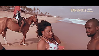 Orgía De Bangnolly Africa: Video Full Hd De Paja Natural, Oral Y Garganta Profunda