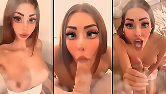 Rjavolaska Hentai Princess Dobi Grob Ročni Seks In Obrazni Cumshot