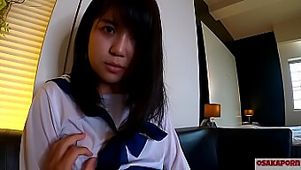 18-Year-Old Asian Teen Experiences Her First Blowjob In This Amateur Porn Video