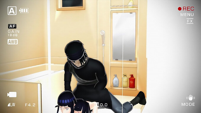 Sasuke Og Hinata Deltar I Et Intenst Modent Møte.