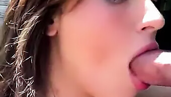 After Shoot, Instagram Model Gives Amazing Blowjob On Camera