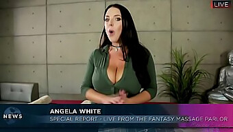 Lena Paul Ve Angela White, Olgun Bir Lezbiyen Videosunda Böyle Bir Şey Yapmadılar