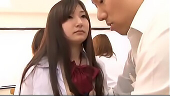 Teen (18+) Asian Schoolgirl'S Time-Stopping Performance