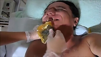 Watch As A Hot Amateur Gets Her Beard Shaved With Hot Wax And Enjoys A Hardcore Blowjob