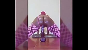 Brittney Jones'S Passionate Dildo Play With A Big Ass