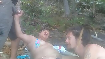 Sexo Al Aire Libre Sin Censura Con Una Pareja Real