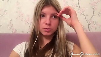 Amateur Teenie Talks About Her Ideal Man In Homemade Video