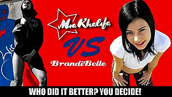 Storbrystet Skønhed Mia Khalifa Vs. Brandi Belle: Hvem Vinder?