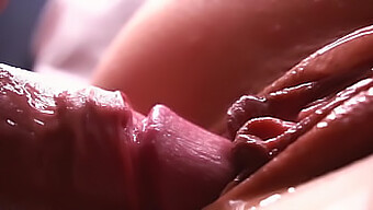 Intense Close-Up Of Creampie And Sperm Dripping Down Pussy