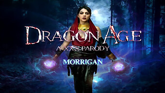 Cantik Dragon Age Babe Morrigan Mendapat Payudara Besar Dan Semulajadi Di Atasnya