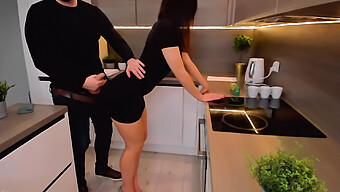 Hardcore Fucking With My Neighbor'S Big Ass In The Kitchen