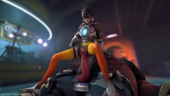 Tracer And Roadhog'S Animated Encounter With A Twist