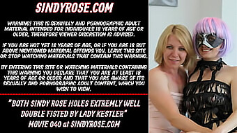 Blonde Sindy Rose Gets Her Holes Stretched By Ladykestler In A Fisting Session