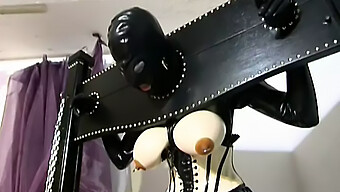 Lesbian Bdsm With Bondage And Rubber Toys