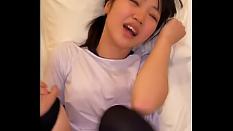 Japanese Teen Gets Cum In Mouth And Blowjob From Her Lover