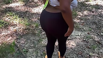 Lost Big Booty Bbw Gets Fucked Hard In The Woods